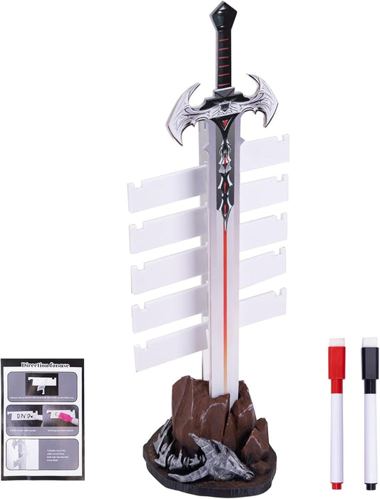 DND Initiative Tracker,Initiative Tracker with 10 Erasable Taken Flags,DND Accessories,Dungeons & Accessories Dragons