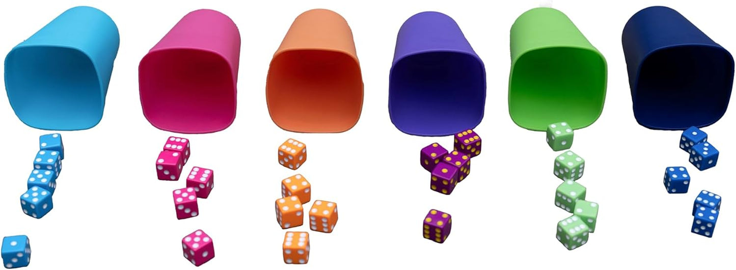 That's Spot On! Best Bluffing Strategy Game - Board, 6 Cups, 12 Tokens, 30 Dice – 2 to 6 Players, Ages 12+, Family Fun or Game Nights with Friends