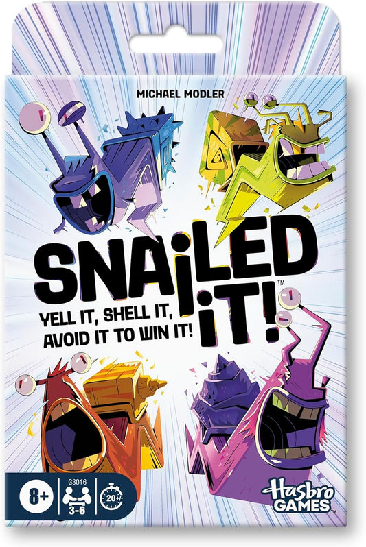Snailed it! Game | Easy to Learn Family Games for Kids, Teens, and Adults | Snail Card Game | Ages 8 and Up | 3 to 6 Players | 20 Mins. | Kids Gifts
