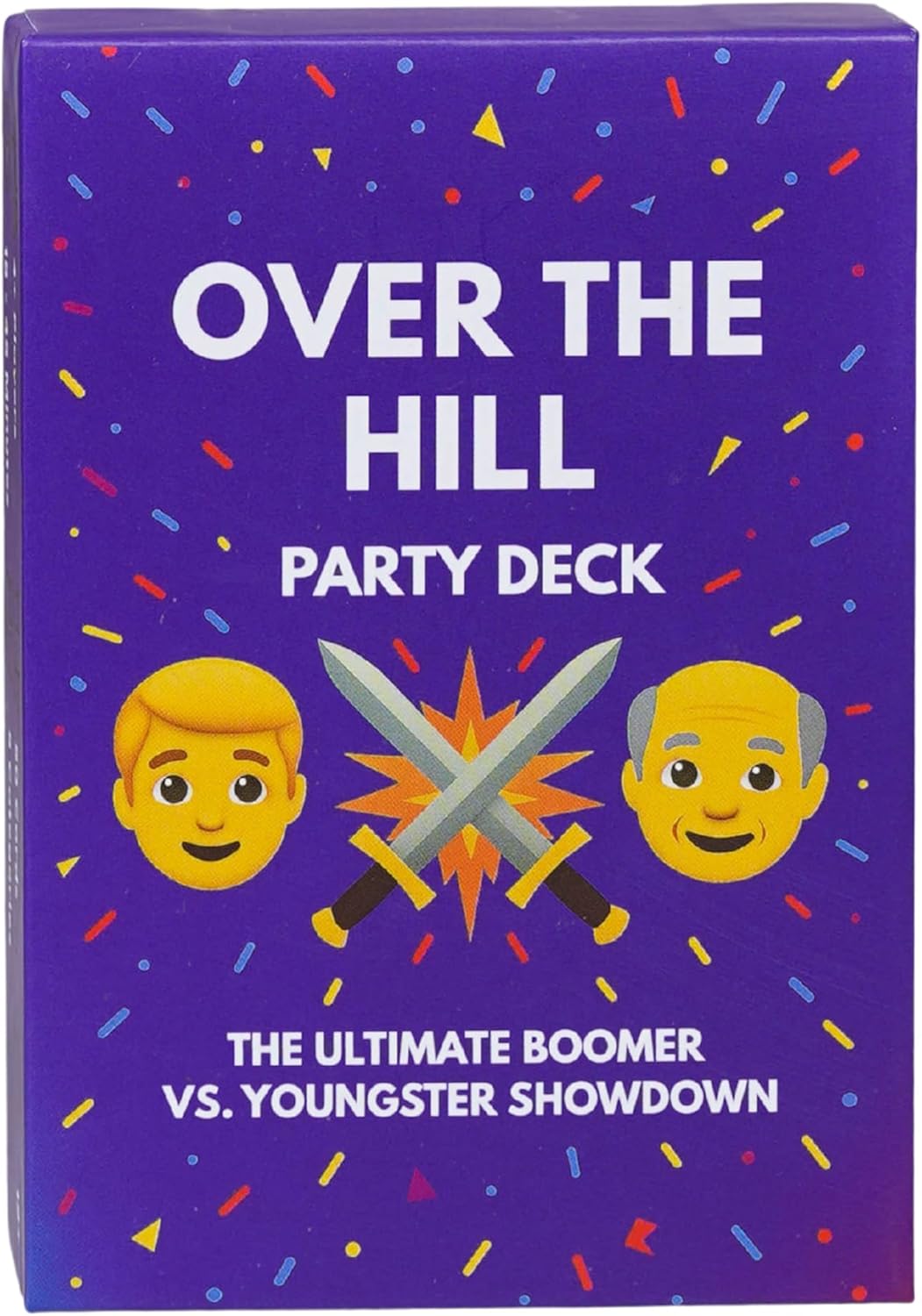 SHIMANY Over The Hill Hilarious Party Card Game for Boomers & Youngsters. Great for Birthdays, Family Gatherings & Adult Game Night