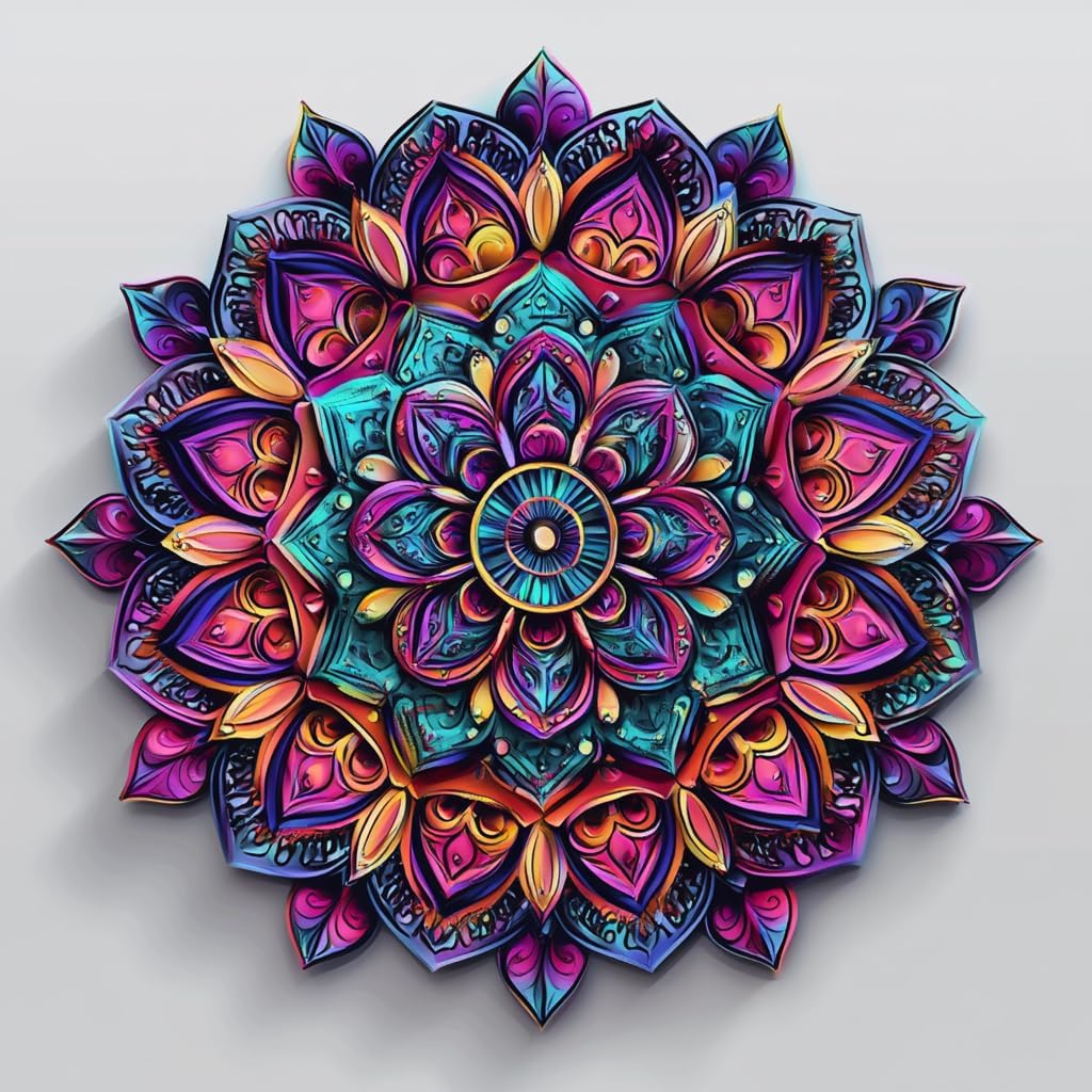 Wooden Jigsaw Puzzles, Mandela Wooden Puzzles for Adults 200 Pcs, 11.2'' x 11.4'' Luxurious Shaped Wood Puzzle, Beautiful Package, Best Gift for Adults and Kids, Family Game