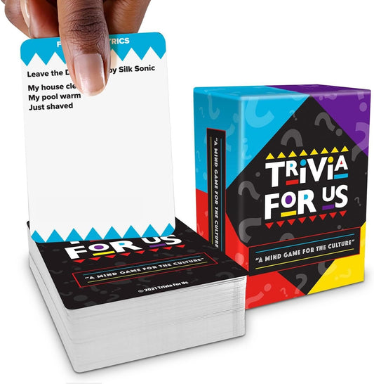 A Mind Game for The Culture | Trivia for Adults & Family Gatherings – Explore Entertainment, Music, Math & Black History | Activity for Black Business Month, Parties & Game Nights with Friends