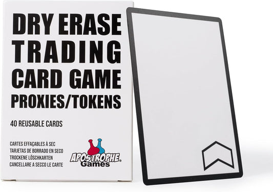 Apostrophe Games Dry Erase MTG Tokens Set of 40 Cards – Reusable Proxies/Tokens for Trading Card Games