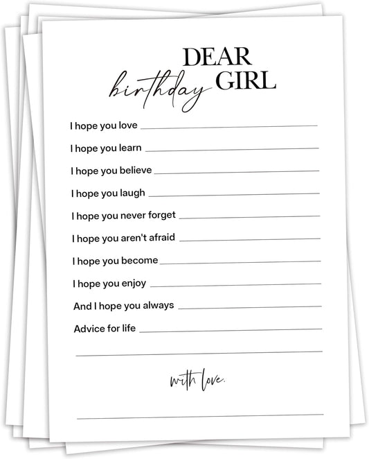 Birthday Party Games, 25 Pcs Card Set for Guests, Fun Birthday Game for Teen Adults – A02