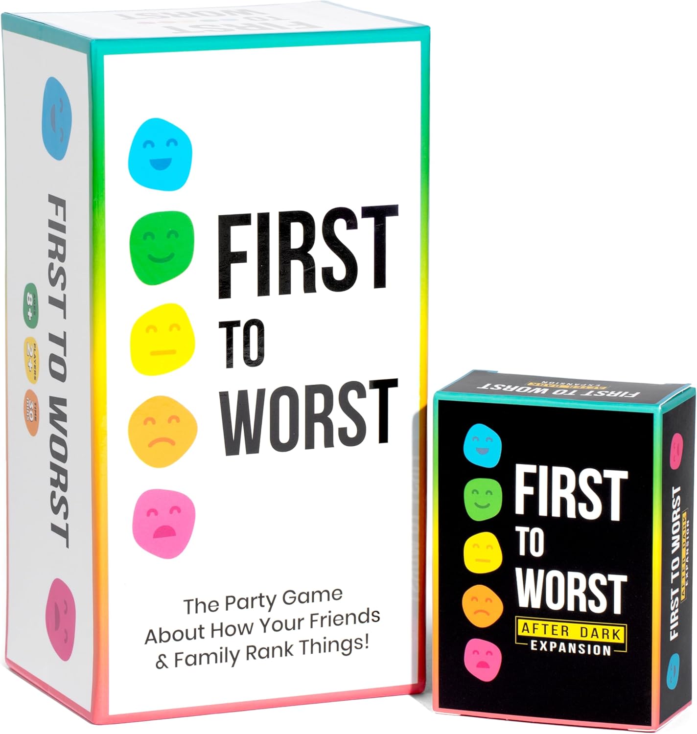 Party Game + After Dark Expansion Set - The Card Game About How Your Friends & Family Rank Things for Adult Friends, Groups & Fun Parties with Polarizing Priorities