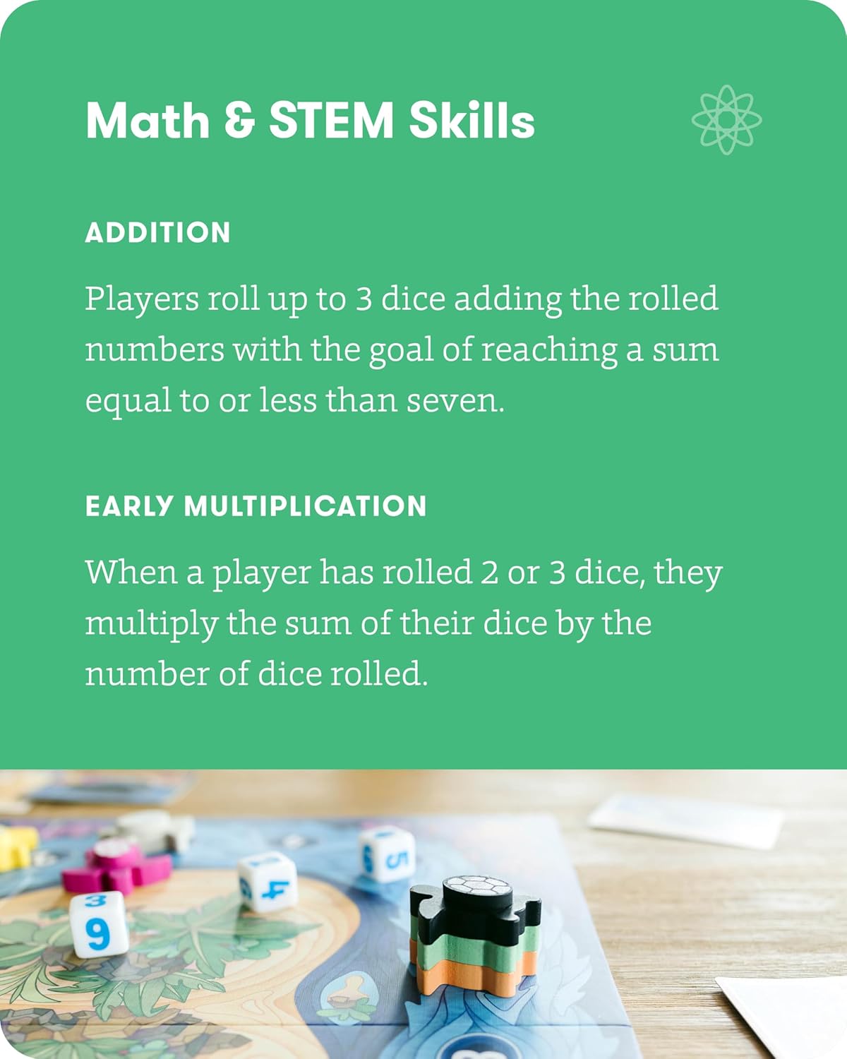 SimplyFun Shore Seekers - A Fun and Interactive Math Board Game for Kids - Practice Addition and Multiplication Skills - Math Game for Kids, 2 to 7 Players, Ages 7 & Up