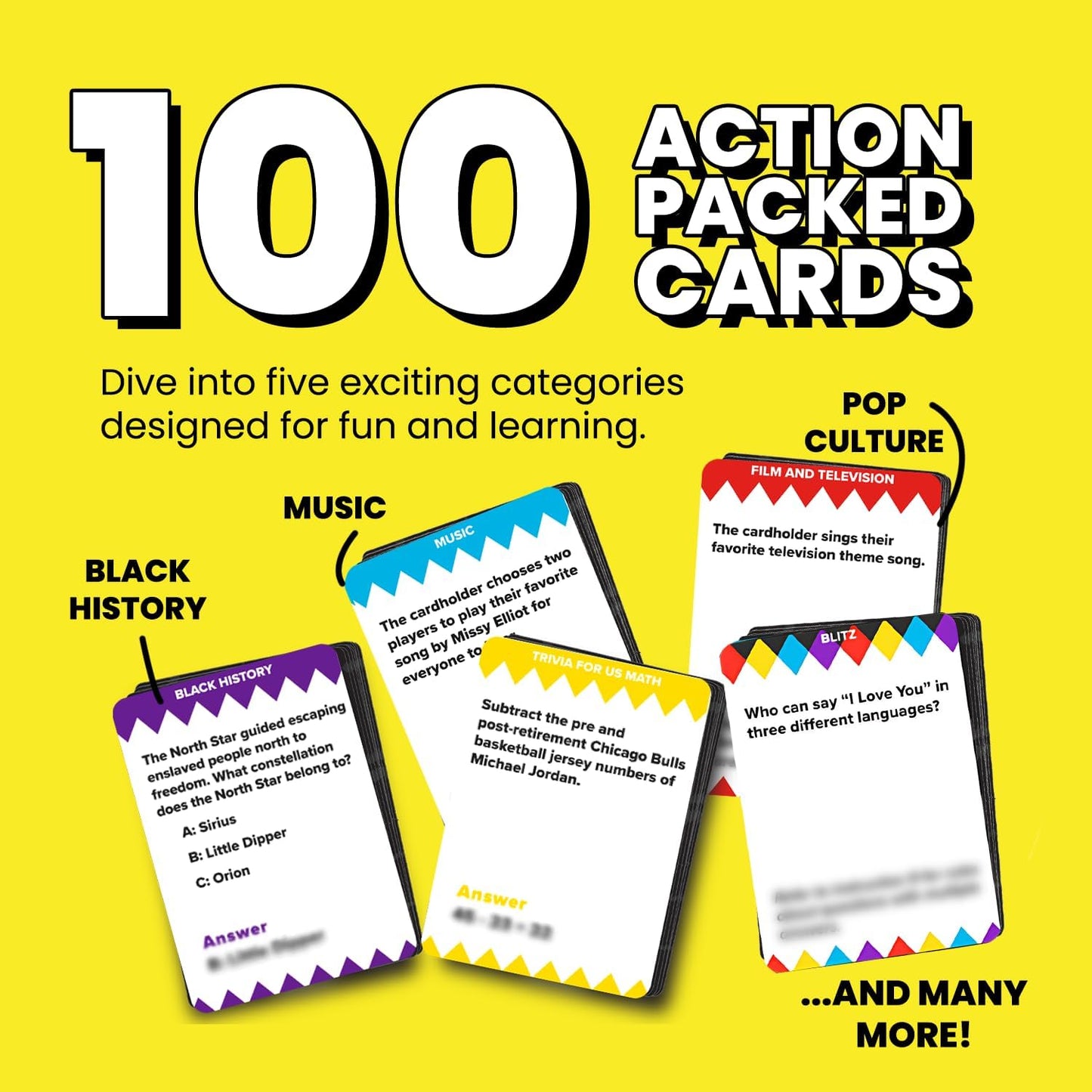 A Mind Game for The Culture | Trivia for Adults & Family Gatherings – Explore Entertainment, Music, Math & Black History | Activity for Black Business Month, Parties & Game Nights with Friends