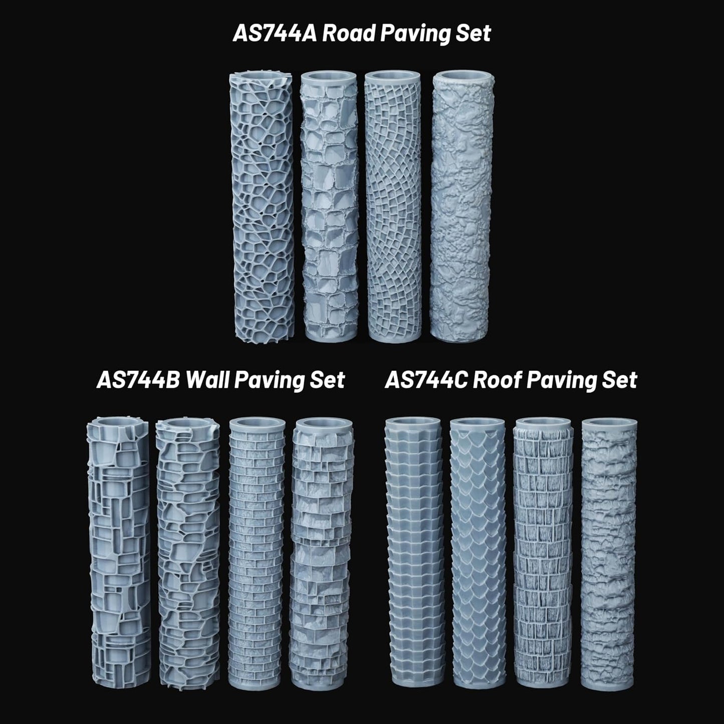 Terrain Roller Set for Foam Modeling – Build Stunning Roofs for DND Terrain Bundles, RPG Accessory Building Blocks for Adults, Table Maps, and Dungeons and Dragons Worlds-AS744C