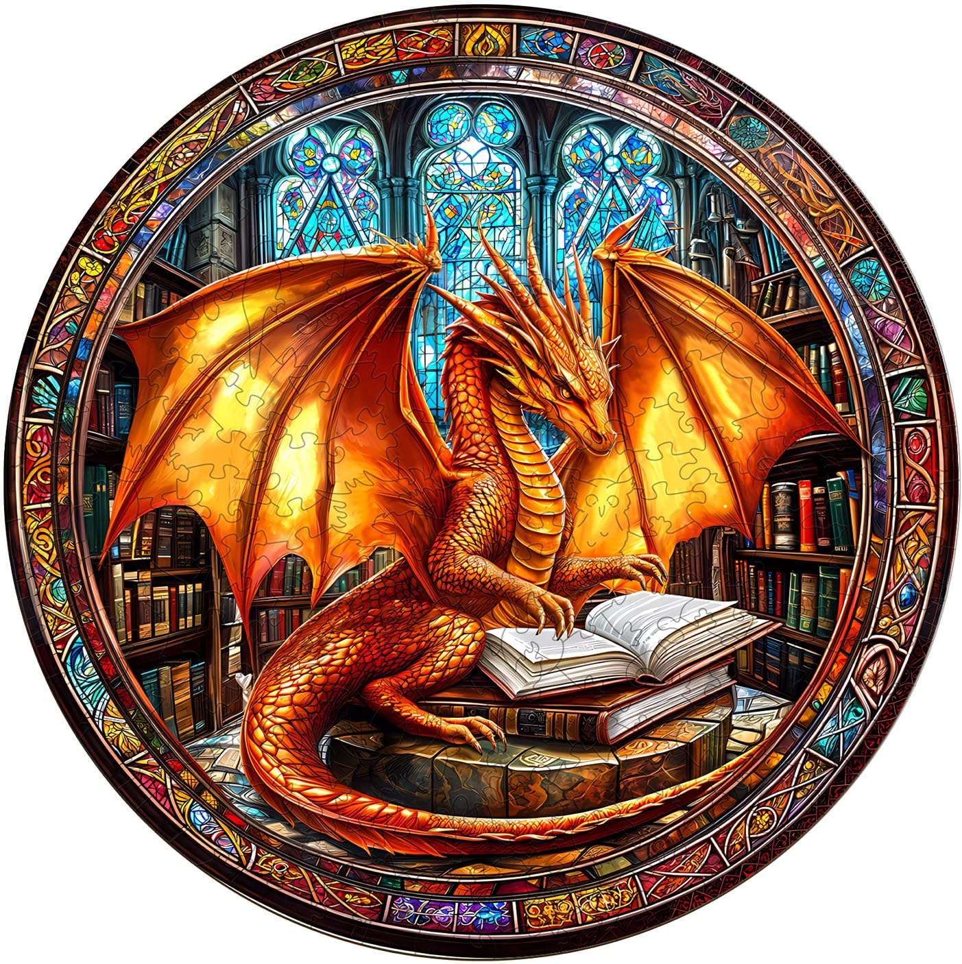 Wooden Puzzles for Adults, Dragon Wooden Puzzle,Extraordinary Gift for Friends and Family - Perfect for Relaxation and Focus.(11.4 * 11.4 in 200pcs)