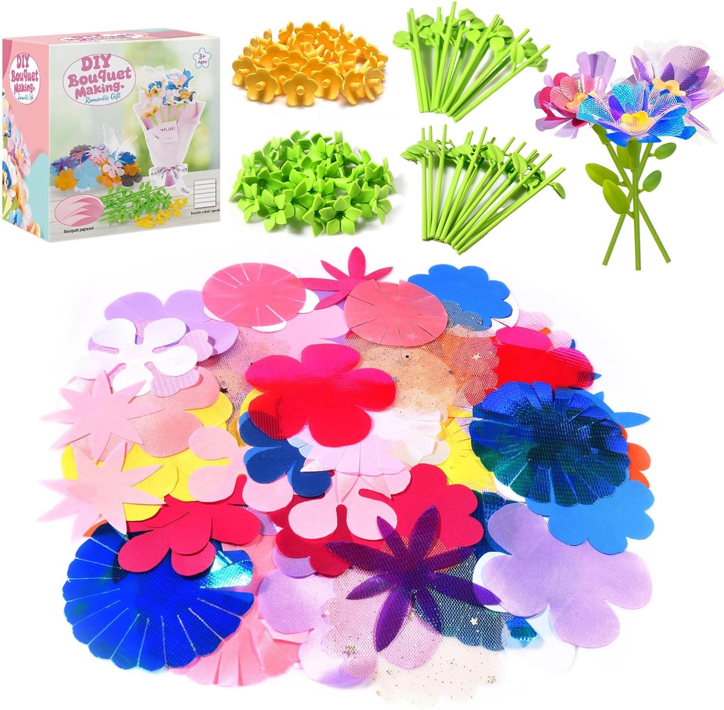 GPPNKC DIY Flower Bouquets Toys Accessories - Arts & Crafts Toy Accessories