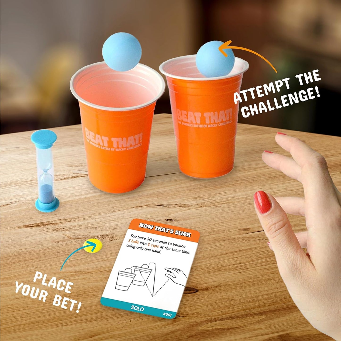 Gutter Games Beat That! Game and Household Objects Expansion Combo Pack [Family Party Game for Kids & Adults]